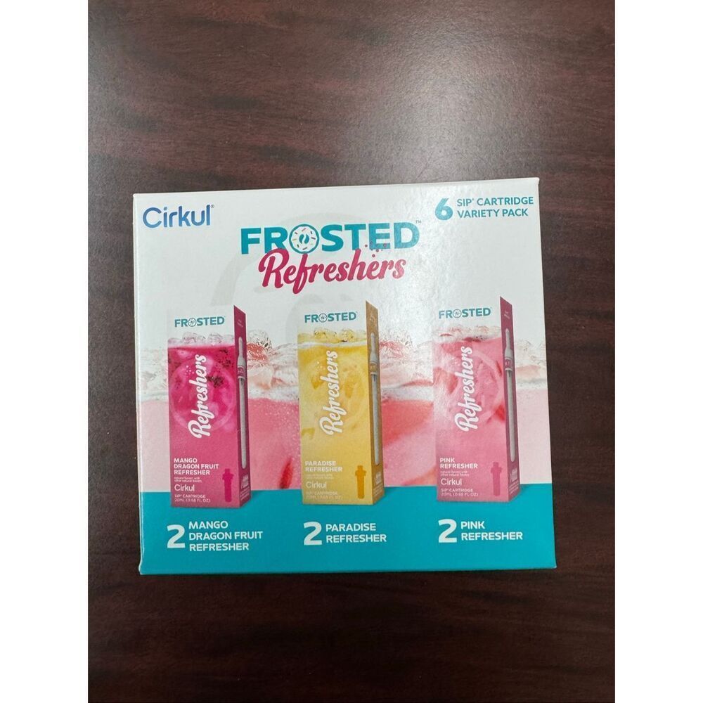 NWT Cirkul Frosted Refreshers- 6 pack